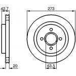 Brzdový kotouč BOSCH 0 986 478 816 – Sleviste.cz