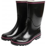 Wolf dámské holínky s růžovým pruhem Y2205A černé – Sleviste.cz