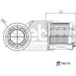 Vzduchový filtr FEBI BILSTEIN 199779 – Hledejceny.cz