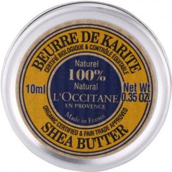 L'Occitane Karité BIO 100% bambucké máslo pro suchou pokožku (100 % Pure Shea Butter) 10 ml