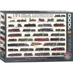 EuroGraphics Parní lokomotivy Steam locomotives 1000 dílků – Zbozi.Blesk.cz