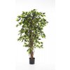 Květina Luxusní umělý strom FICUS LIANA, 150 cm