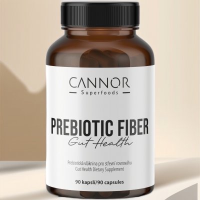 Cannor Prebiotická vláknina pro střevní mikrobiom, 90 kapslí – Hledejceny.cz