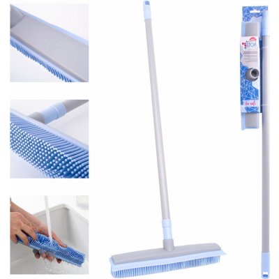 Prestige Smeták ANTIBAKTERIE gumový s teleskopem 75-120 x 31 x 5,5 cm chlup 3,5 cm plast kov – Zboží Dáma