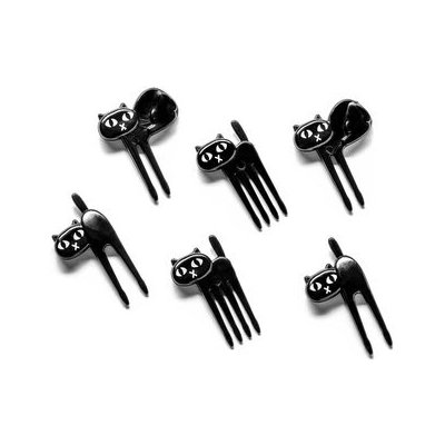 Napichovátka na jednohubky - kočky 6ks – Zboží Dáma