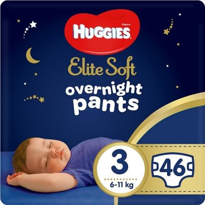 HUGGIES Elite Soft Pants Pants 3 2 x 23 ks – Zboží Mobilmania