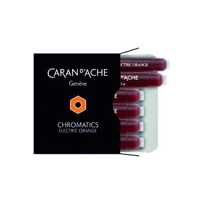 Caran D'ache Inkoustové bombičky Chromatics hnědá Organic Brown 8021.052 – Zboží Živě