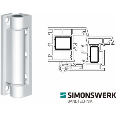 Simonswerk okenní pant K 3281 bílý – Hledejceny.cz