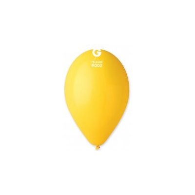 Gemar OB balónky G90 02 10 balónků žluté – Zboží Dáma