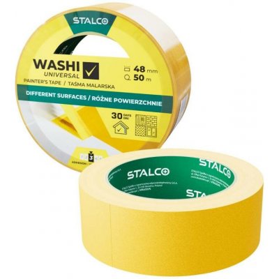 Stalco Washi Páska univerzální malířská 10 mm x 50 m – Zboží Mobilmania