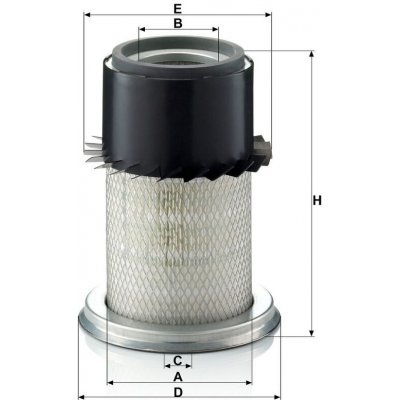 MANN-FILTER Vzduchový filtr MANN C16150 (MF C16150) – Hledejceny.cz