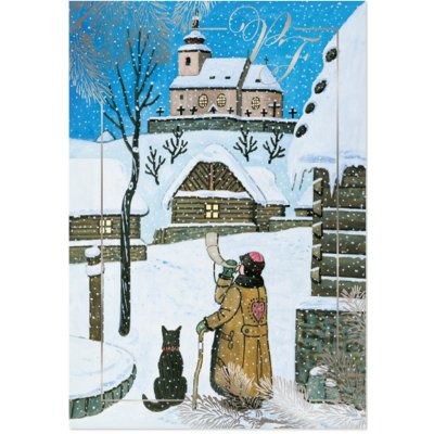 Albi Vánoční přání Josef Lada - Ponocný troubí na roh – Hledejceny.cz