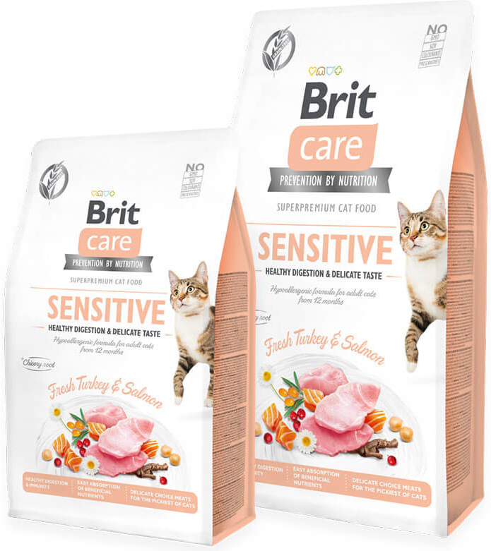 Brit Care Cat GF Sensit. Heal.Digest&Delic.Taste 7 kg