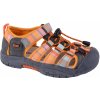 Dětské trekové boty Bugga letní sandále B093 oranžové