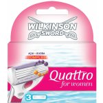 Wilkinson Sword Quattro for Women 3 ks – Zbozi.Blesk.cz