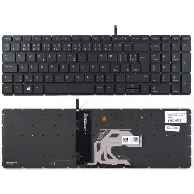 česká klávesnice HP Probook 450 455 G6 G7 CZ/SK podsvit – Zboží Živě