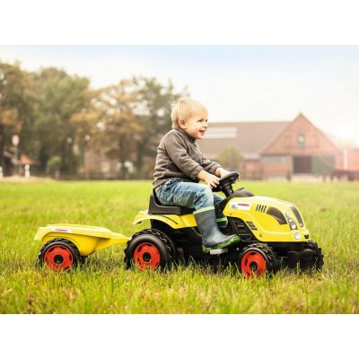 SMOBY 710107 šlapací traktor CLASS GM s prívesom a s otváracou kapotou a posuvným sedadlom od 3 rokov – Hledejceny.cz