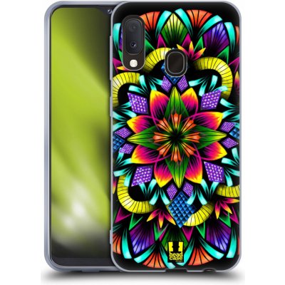 Pouzdro Head Case Samsung Galaxy A20e Květina mandala – Zboží Mobilmania