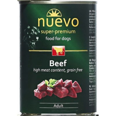 Nuevo Dog Adult Hovězí 400 g