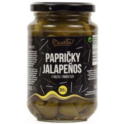 Bassta Jalapeňos papričky 200 g – Zboží Mobilmania