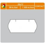 SK Label cenové etikety CONTACT - 26x12,1500 ks, bílé – Zboží Dáma