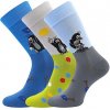 Boma KR 111 pánské barevné ponožky KRTEČEK mix barev 3