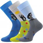 Boma KR 111 pánské barevné ponožky KRTEČEK mix barev 3