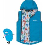 Esito dětská softshellová dvojitá vesta Příšerky tyrkysová – Zboží Dáma