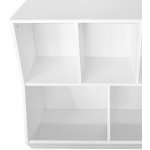 Regál Aga 90x30x75 cm bílý – Sleviste.cz