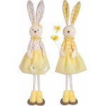 Zajíček na postavení 55 cm, žlutý – Hledejceny.cz