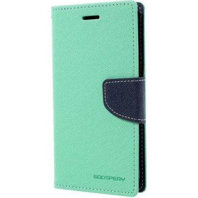 Pouzdro Mercury Fancy Diary iPhone XS MAX Mint/Navy