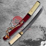 Jūken & Folded Steel 1075 & Real Choji Hamon – Zboží Dáma