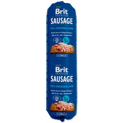 Brit Sausage Chicken & Lamb 10 x 0,8 kg – Zboží Mobilmania