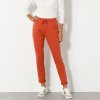 Dámské tepláky Blancheporte Moltonové kalhoty s pružným pasem oranžová