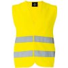 Pracovní oděv Korntex Cologne Unisex bezpečnostní vesta na zip KX217 Signal Yellow