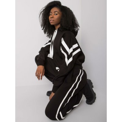 Ex moda dámský set s pruhy STACY černý EM-KMPL-700.06X_381491 – Zboží Dáma