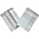 Svitap Utěrka Pozitiv Egyptská bavlna tmavě šedá/bílá 3 ks 50x70 cm.