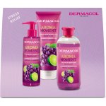 Dermacol Aroma Ritual Grape & Lime pěna do koupele 500 ml + sprchový gel 250 ml + tekuté mýdlo 250 ml dárková sada – Zboží Mobilmania