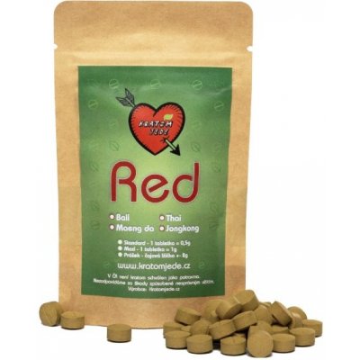 Kratom Jede Premium Red lisovaný 100 g – Zboží Dáma