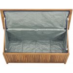 Vidaxl Zahradní box 114 x 50 x 58 cm masivní teakové dřevo 318732 HangarStore – Zbozi.Blesk.cz