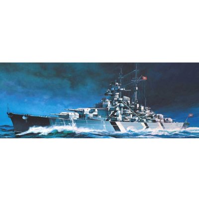 Academy Model Kit loď 14218 BATTLESHIP BISMARCK STATIC CF 36 14218 1:800 – Zboží Mobilmania