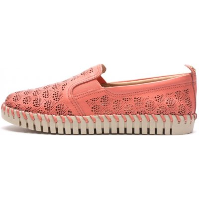 Bottero dámské Espadrilky Perforovaná Kůže Růžová – Zboží Mobilmania