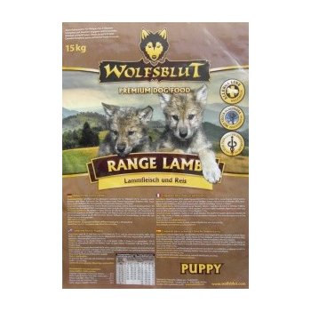 Wolfsblut Range Lamb Puppy 15 kg