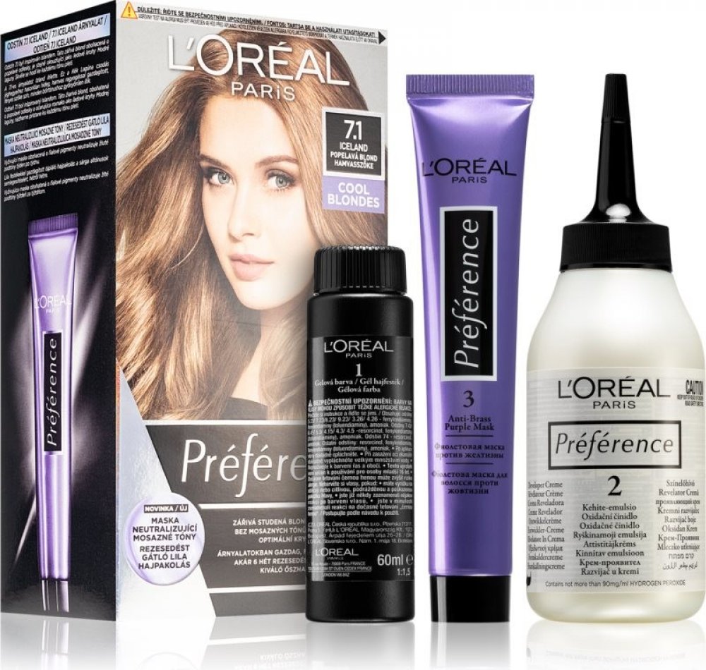 L'Oréal Préferénce 7.1 Island Blond popelavá | Srovnanicen.cz