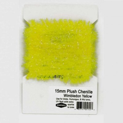 Semperfli Šenylka Plush Transluscent Chenille Fl Wimbledon Yellow 15mm – Hledejceny.cz