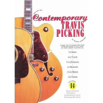 Contemporary TRAVIS PICKING by Mark Hanson + Audio Online kytara + tabulatura – Zboží Mobilmania