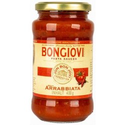 Bongiovi Arrabbiata Spicy Rajčatová omáčka na těstoviny s Chilli 400 g