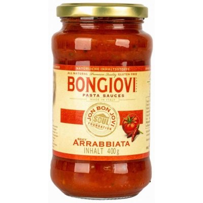 Bongiovi Arrabbiata Spicy Rajčatová omáčka na těstoviny s Chilli 400 g – Zboží Mobilmania