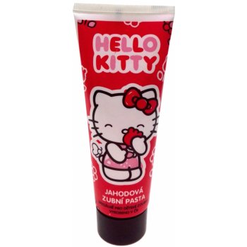 Hello Kitty jahodová zubní pasta pro děti 75 ml