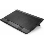 DEEPCOOL WIND PAL FS černá / chladící podložka pod notebook / 2x 140mm / 4x USB (DP-N222-WPALFS) – Zbozi.Blesk.cz